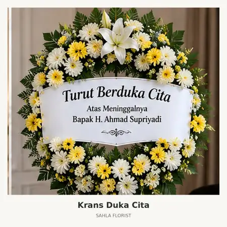 Krans Bunga Duka Gunung Bahagia Balikpapan